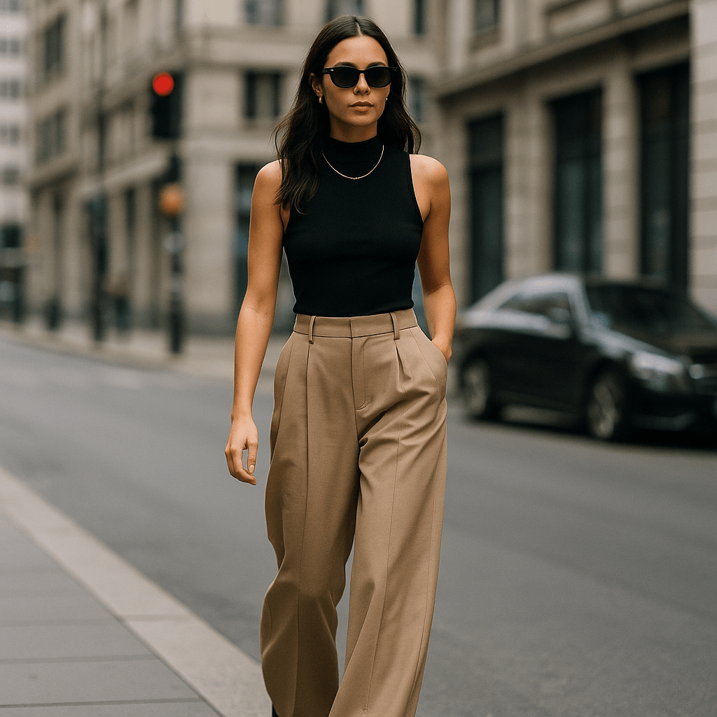 Co założyć do szerokich spodni: stylizacje, które wysmuklają sylwetkę I zachwycają stylem